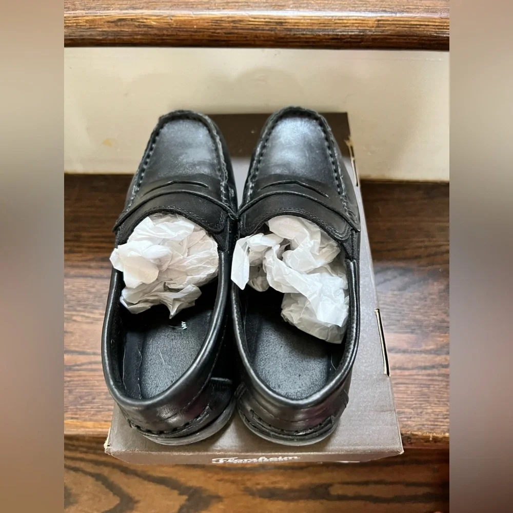 Florsheim Black Boys' Leather Penny Loafers